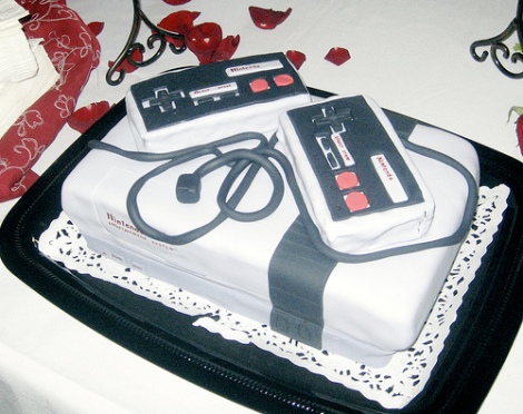 Nintendo Wedding Cake